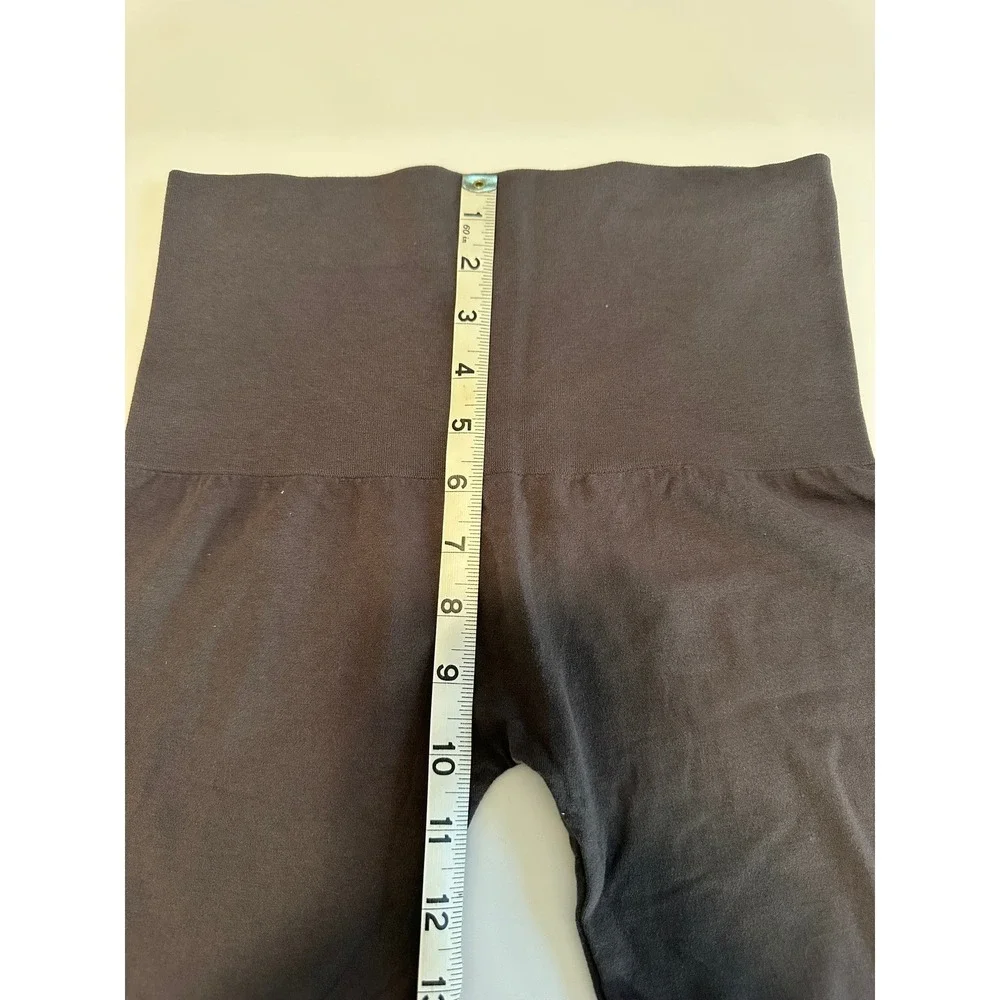 Set of M. Rena High Waisted Seamless Leggings NWT & Capris Dk. Gray Med. - Picture 12 of 13